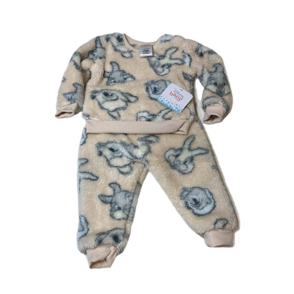NWT Disney Baby Bambi Thumper Plush Jogger Set 6-9M